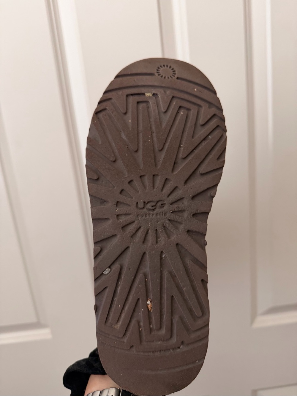 UGG Button-Trim Tall Bailey Boots in Dark Brown - Picture 4 of 5